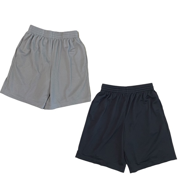 bcg Other - BCG Silver or Light Gray and Charcoal Diamond Mesh Basketball Shorts Size M Men